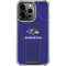 NFL Baltimore Ravens Team Jersey iPhone 16 Pro Clear Case